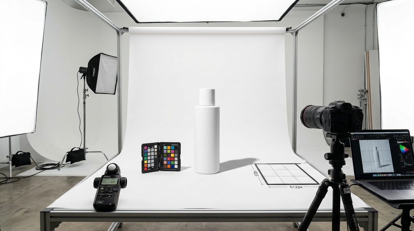 A compliant Amazon main image of a minimalist electronic device filling 85 percent of the frame against a pure white background.