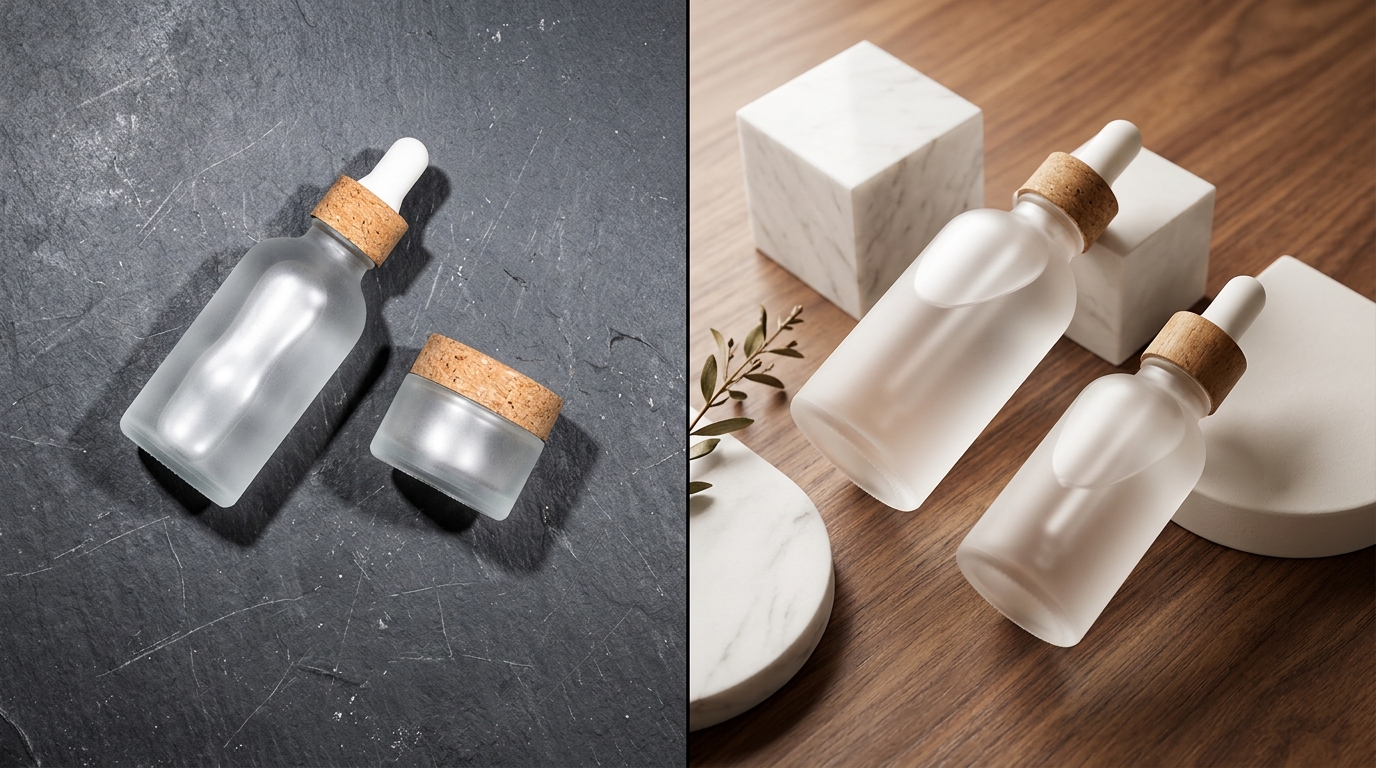 Side by side visual comparison of a high-converting lifestyle social media ad and the disconnected sterile e-commerce product page it links to