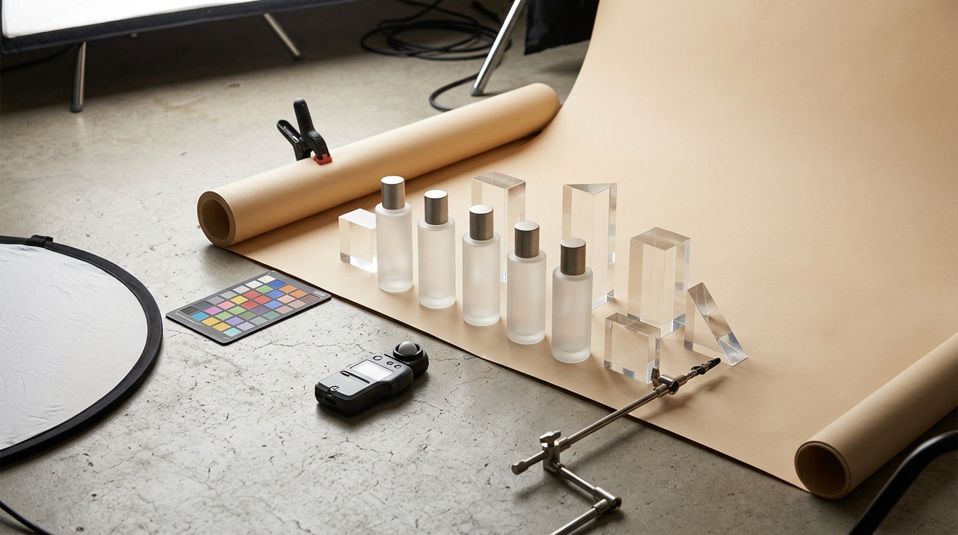 A side-by-side cost breakdown chart comparing traditional photography invoices against AI generation costs for a standard ecommerce sneaker