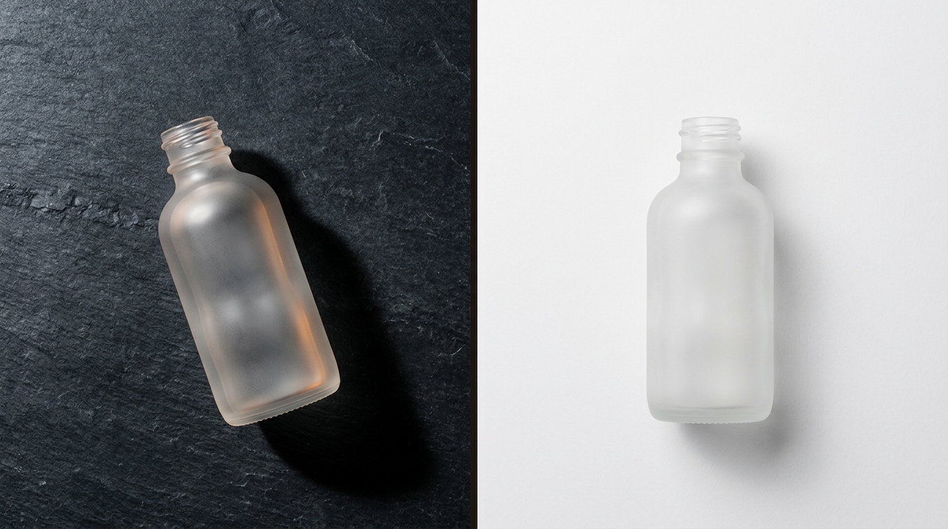 Side-by-side view showing a vibrant lifestyle Meta advertisement for a luxury watch next to a plain white background product page demonstrating visual disconnect