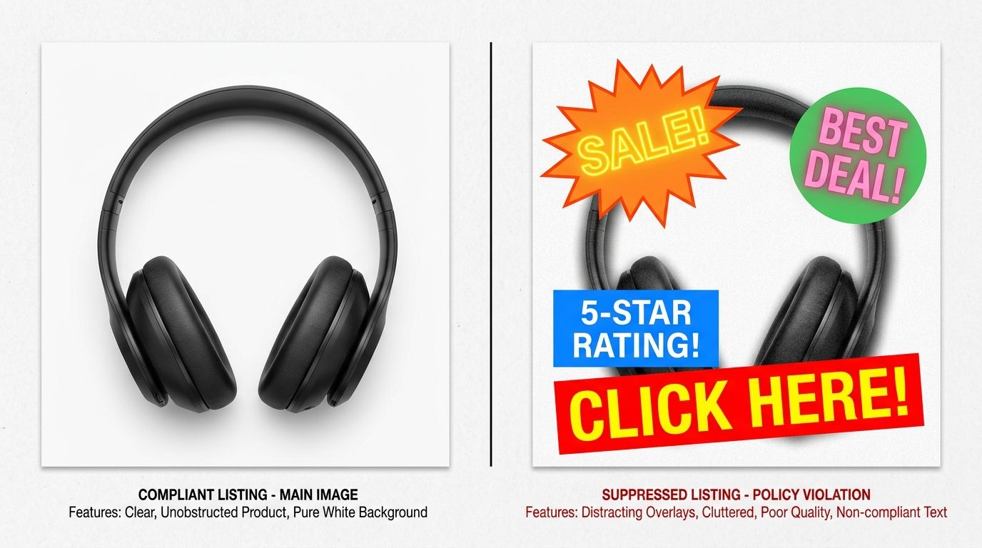 Amazon Main Image Requirements: Stop Listing Suppression