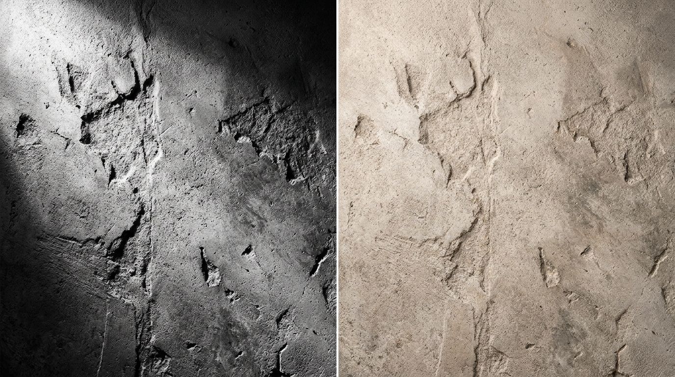 Ecommerce before and after photography comparison layout