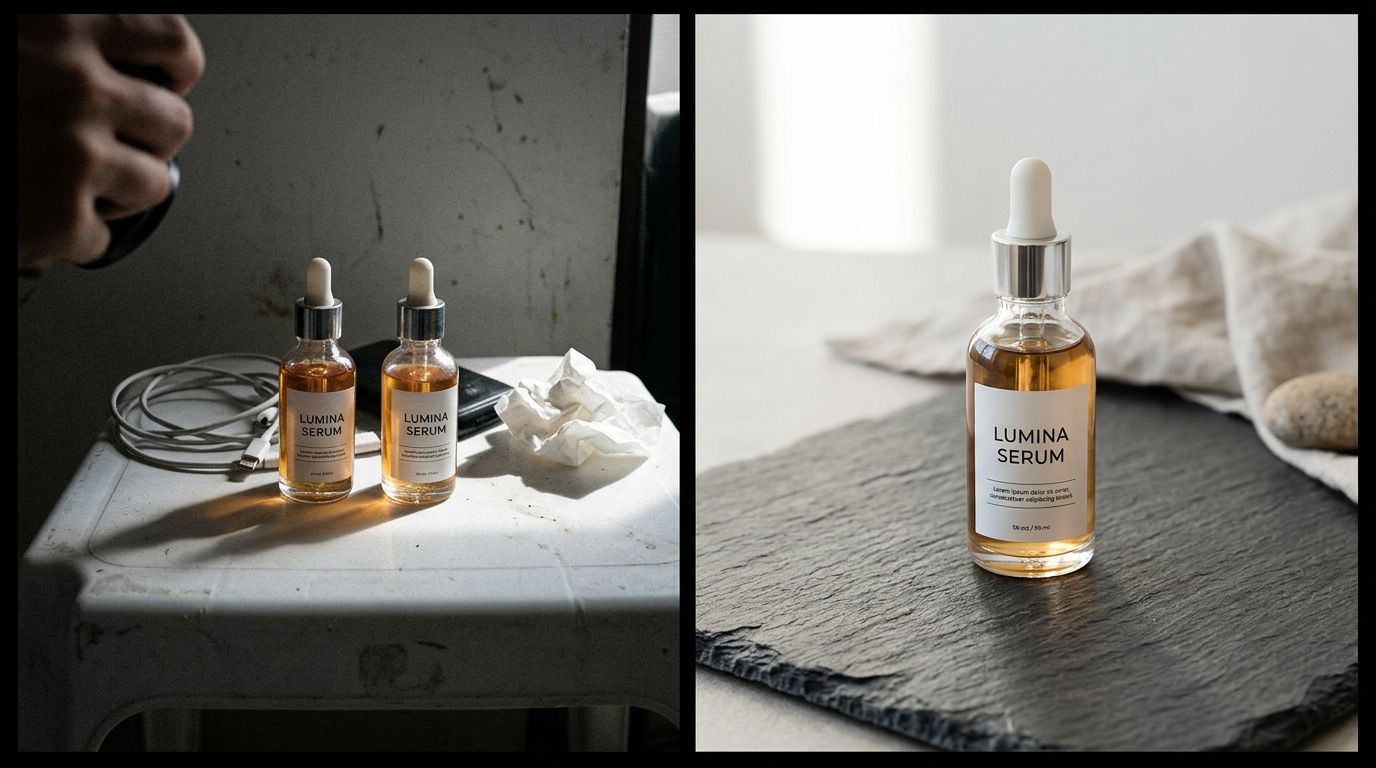 Ecommerce product pages showing high quality photography that builds brand credibility and trust with shoppers.