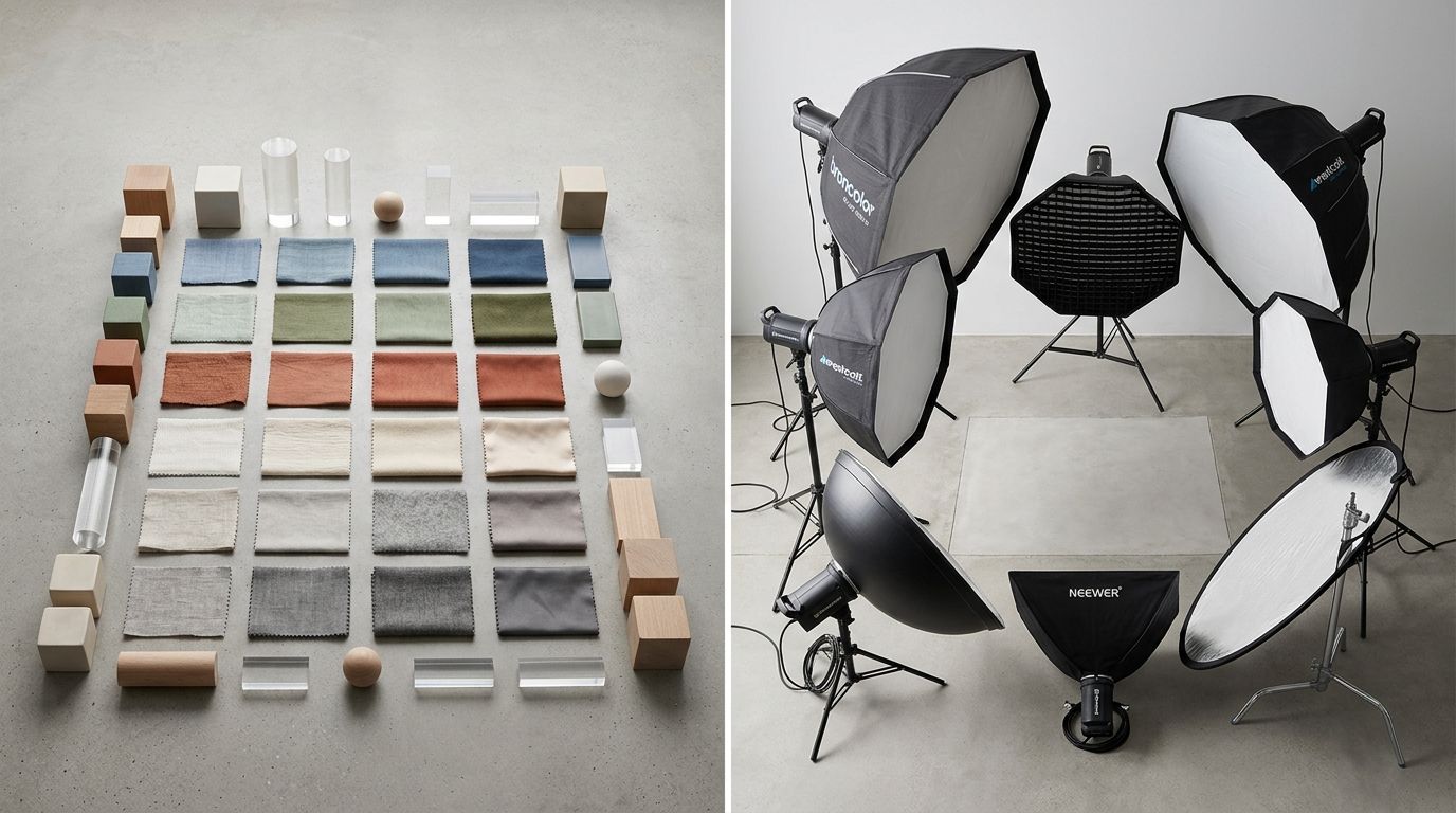 A fully styled ecommerce outfit showing how set photography drives multi-item purchase intent