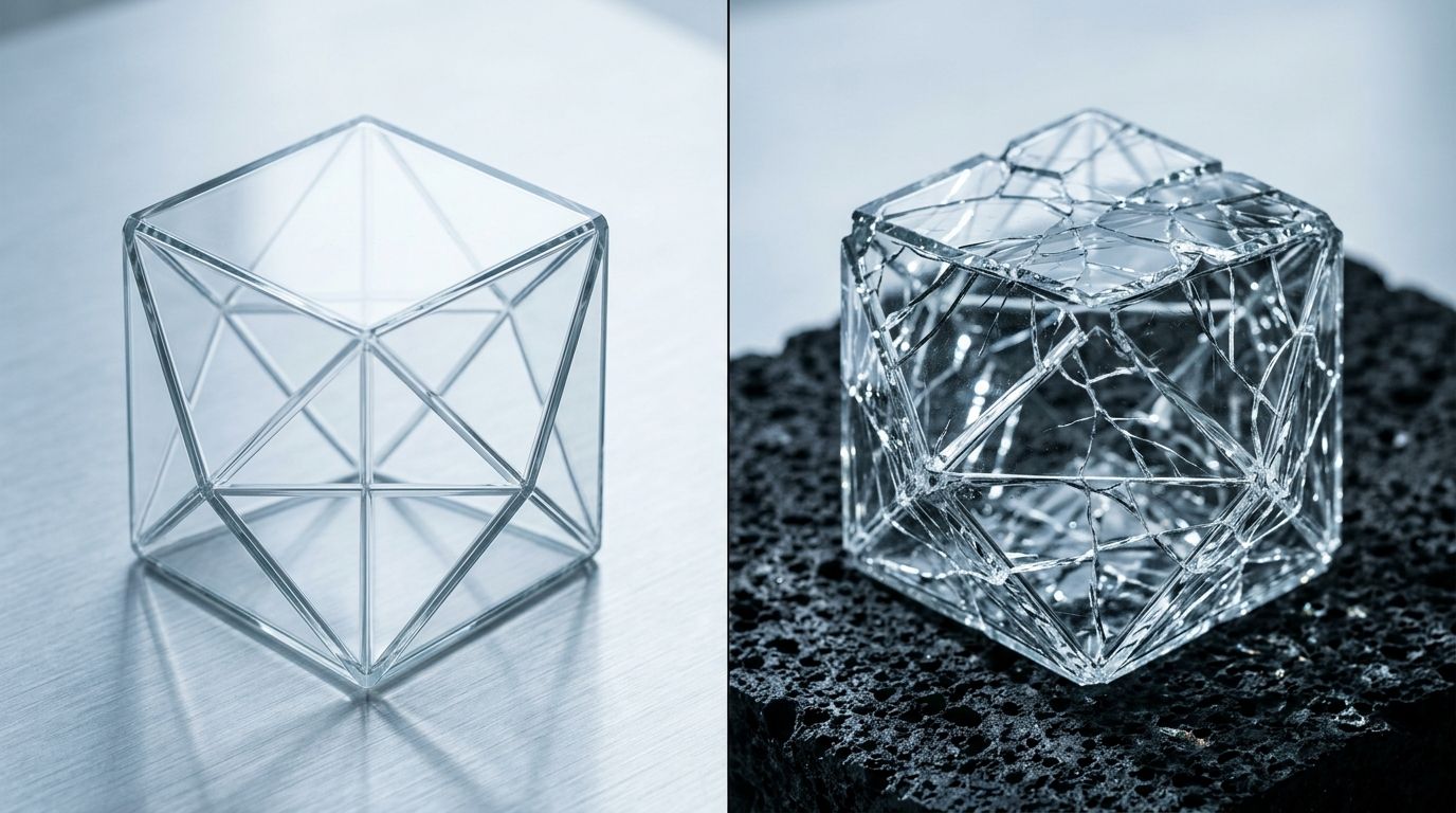 Diagram showing an ecommerce conversion funnel where the largest drop-off occurs at the product page stage due to poor visual trust.