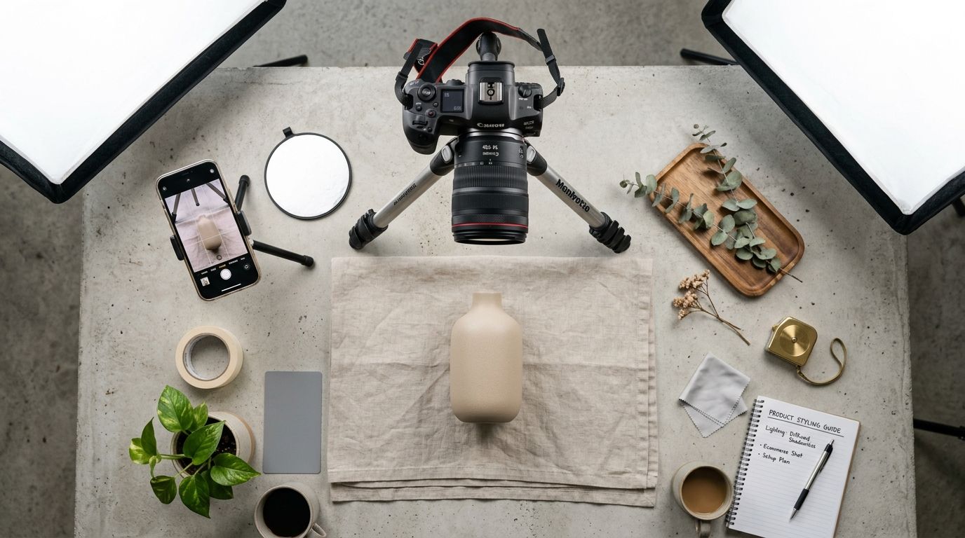 Flat Lay Product Photography: A Practical Guide for Ecommerce Sellers