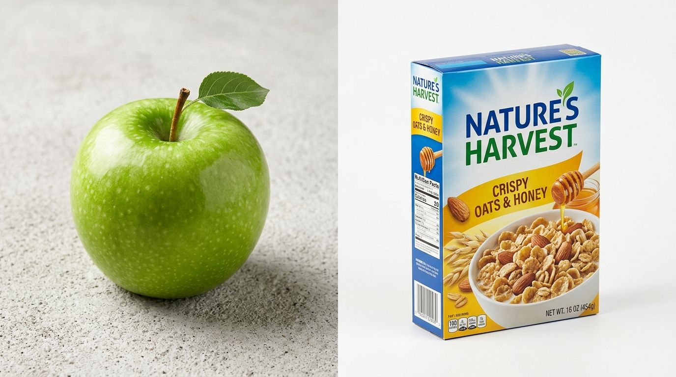 Packaged food product photography for ecommerce showing clear label legibility and lifestyle context