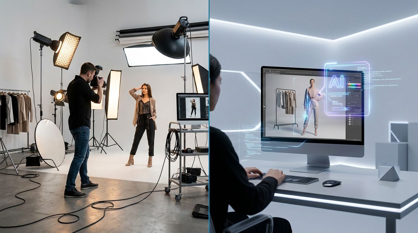 How AI Model Shoots Work for Ecommerce Brands in 2026