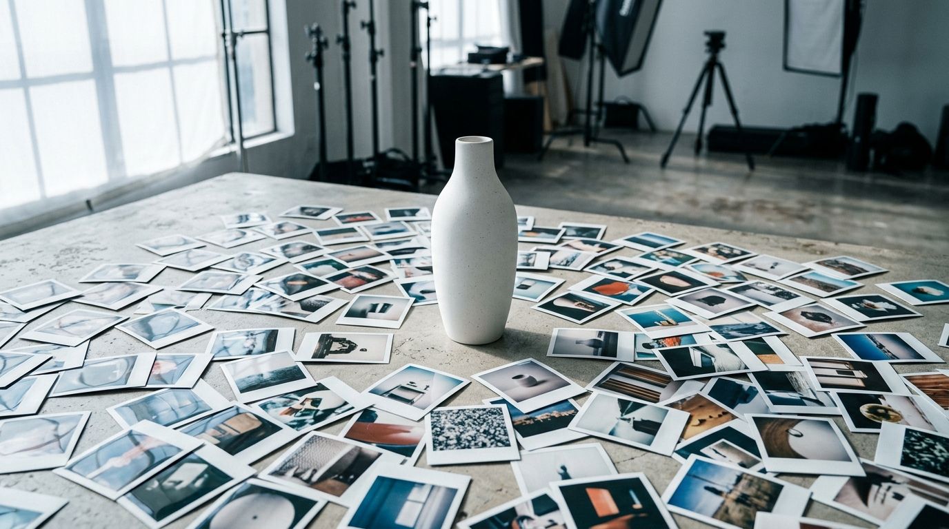 A grid layout showing multiple product photo angles required for an ecommerce listing