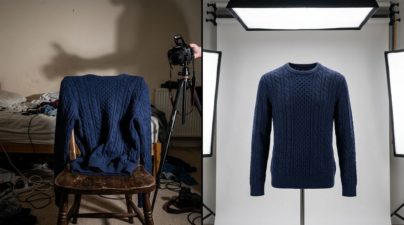 How to Photograph Clothing for an Online Store (The Complete 2026 Guide)