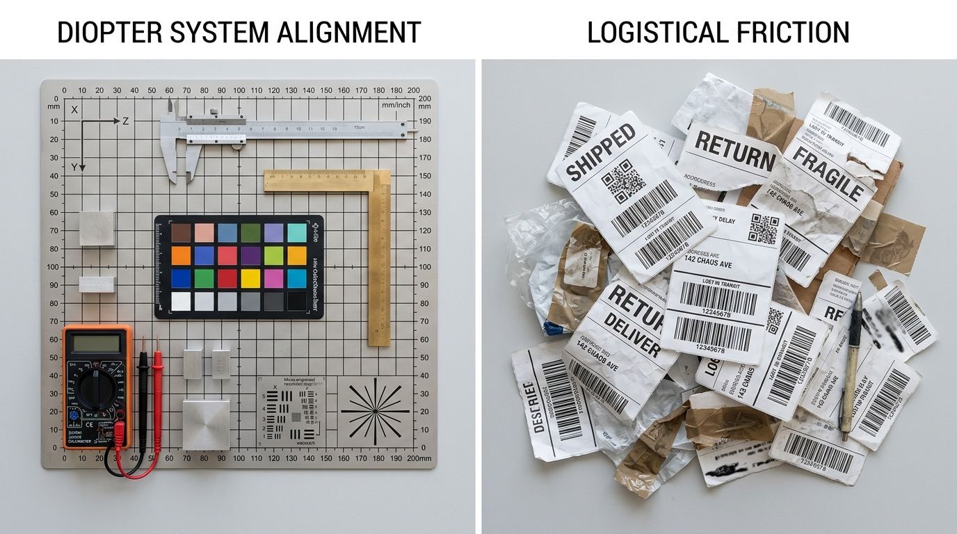 Comparison showing a misleading product photo next to an accurate contextual product photo