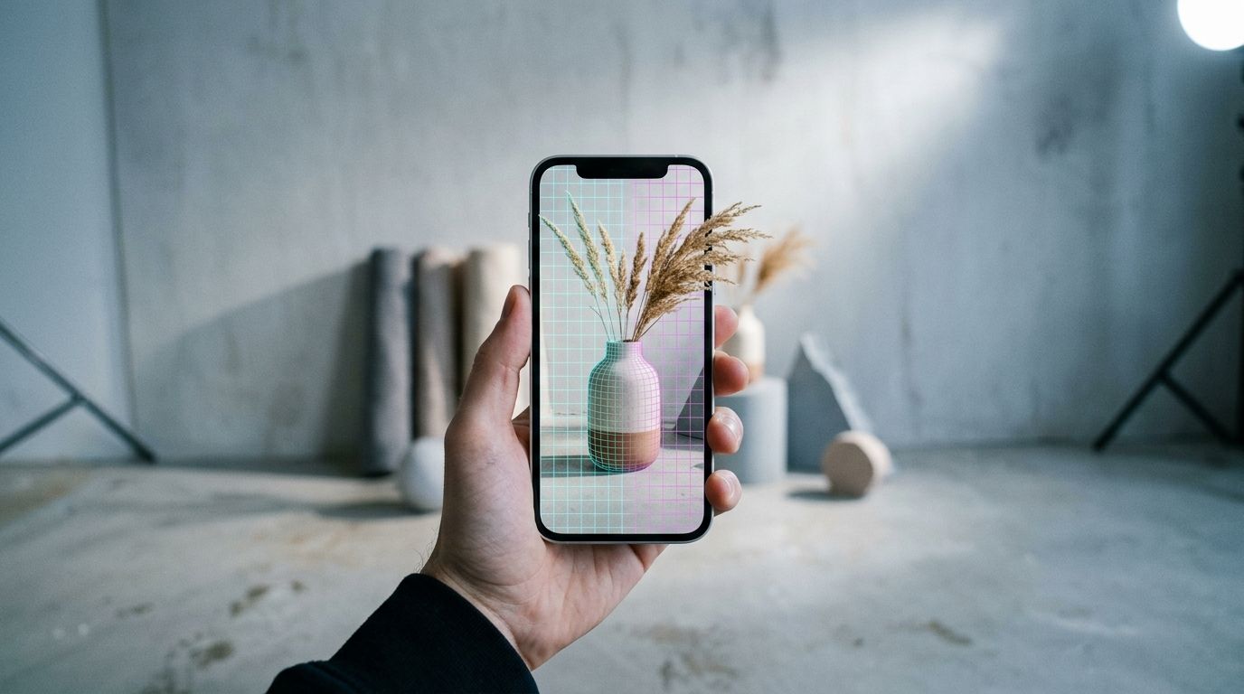 A side-by-side dimension guide comparing Instagram square and portrait product image sizes