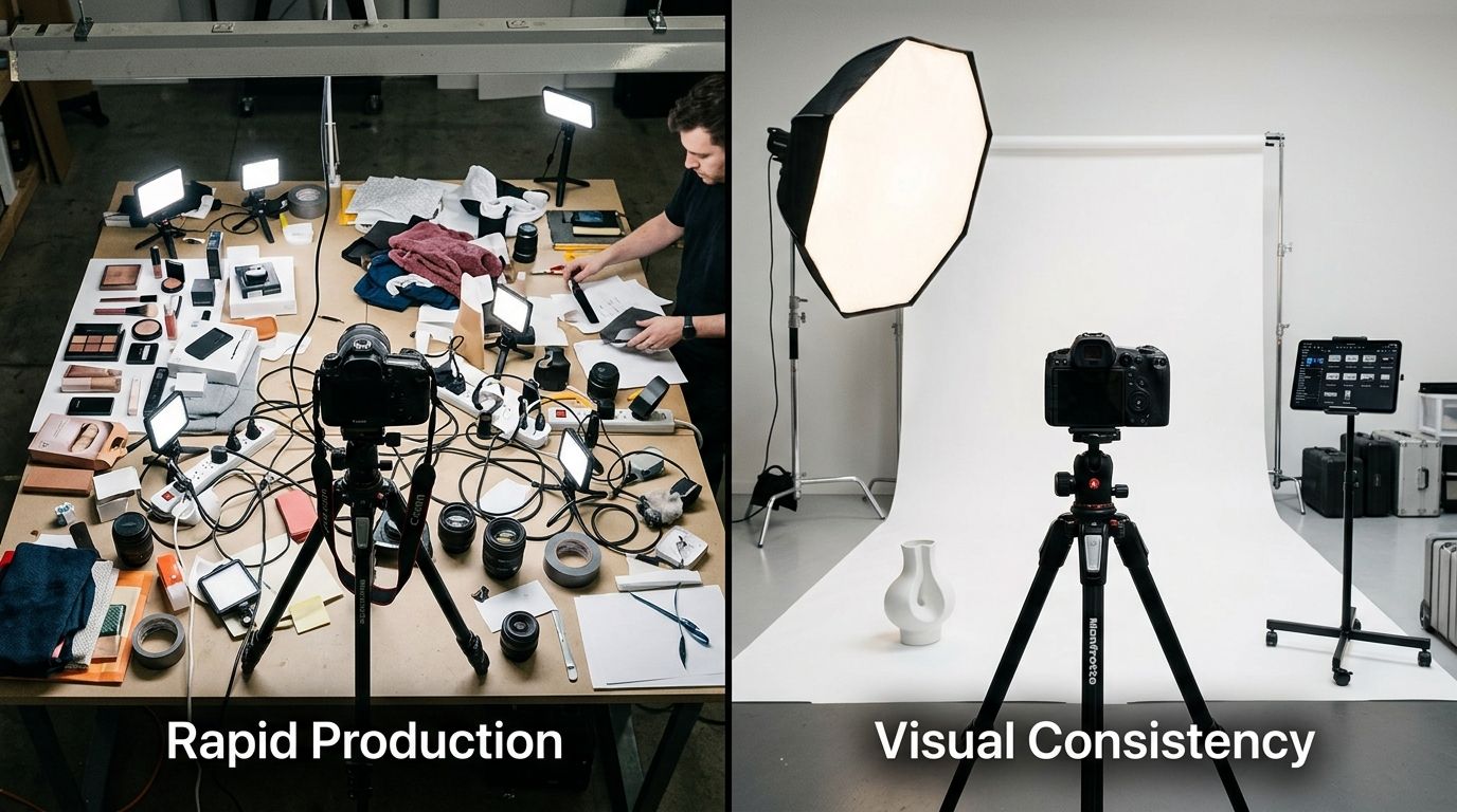 How to Launch 10 New SKUs a Month With Consistent Product Photography