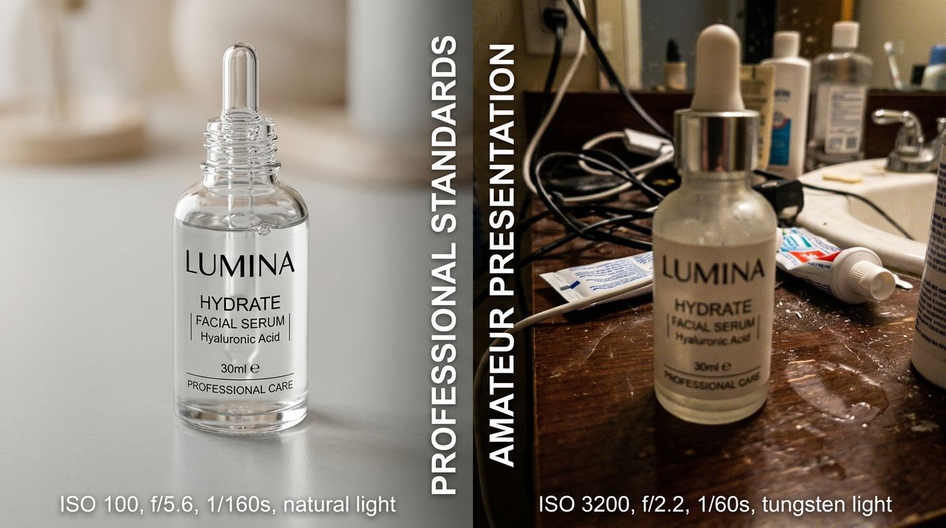 Product image quality acting as a trust signal for ecommerce brand credibility