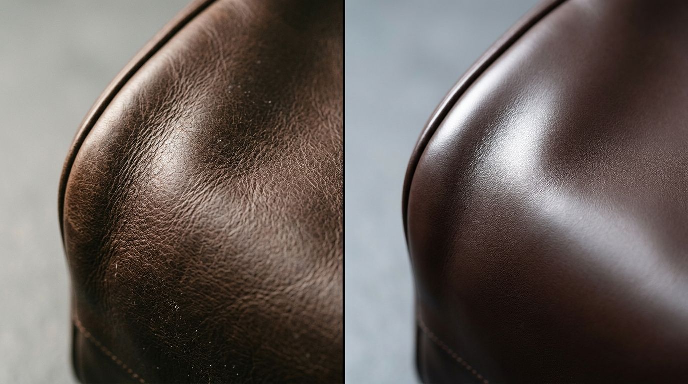 Side by side showing a naturally lit product photo versus an over-retouched plastic looking version