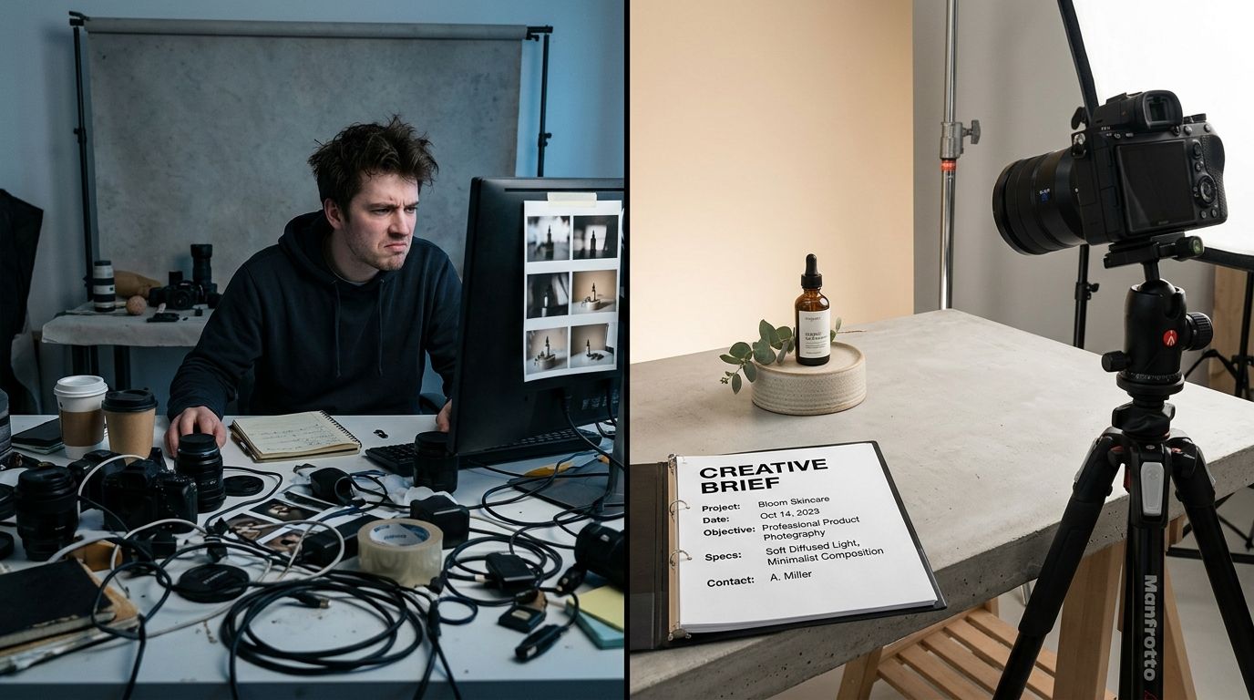How to Build a Product Photography Brief That Gets Consistent Results Every Time