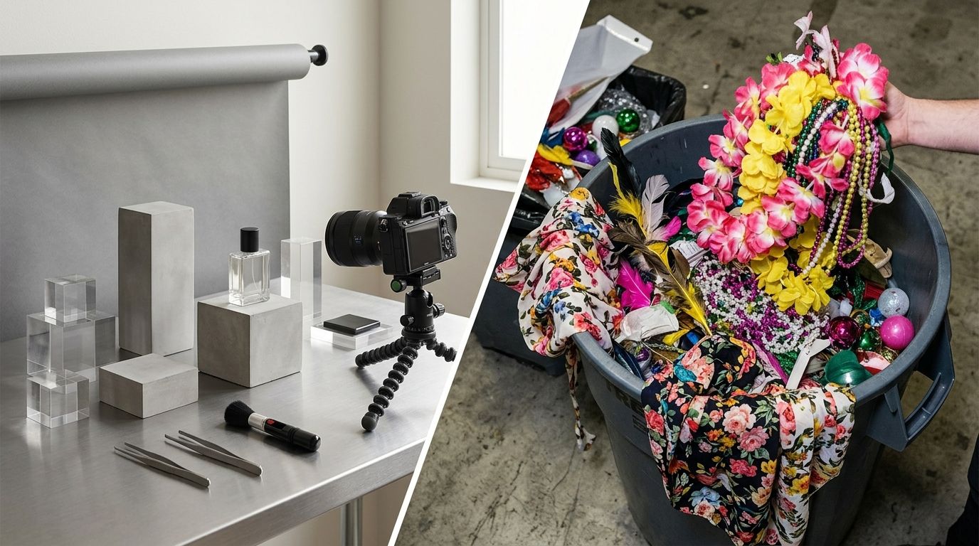 Product Photography Props: What Actually Works and What Wastes Budget