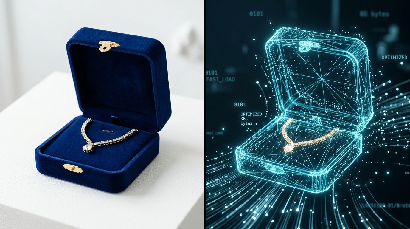 A clean, optimized Shopify product photo gallery layout