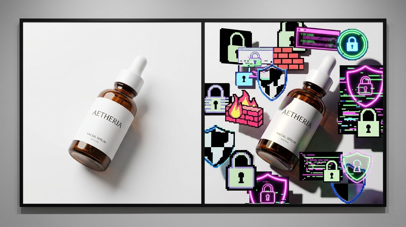 A clean ecommerce product page demonstrating proper trust badge placement below the add to cart button.