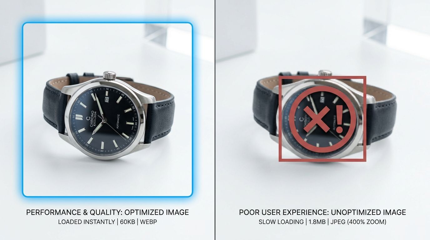 WooCommerce image size settings and optimization workflow